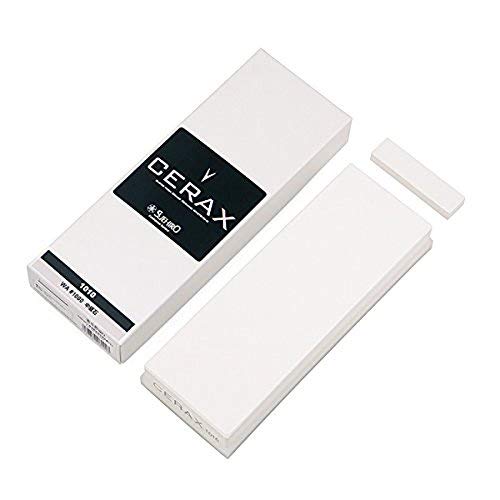 Suehiro CERAX soaking whetstone: Medium #1000, CERAX 1010: Ceramic sharpening stone, 8.07 x 2.87 x 1.14