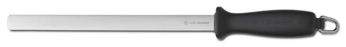 Wusthof 4483 10-Inch Diamond Sharpening Steel, Wide