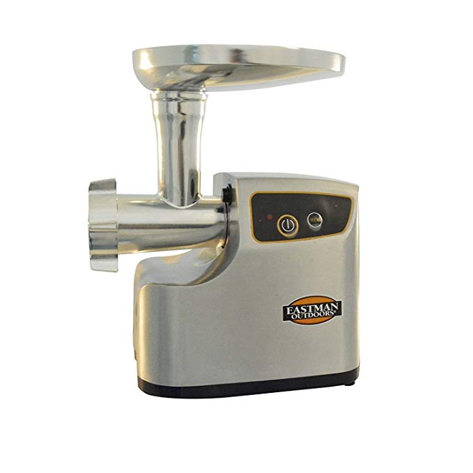 Eastman Outdoors Professional Meat Grinder 1 HP Stainless Steel, Silver