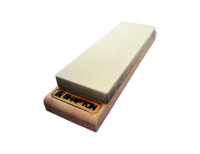 SHAPTON Japanese Ceramic Whetstone M15/Super Finishing Grit 12000,15mm stone with Wooden Base