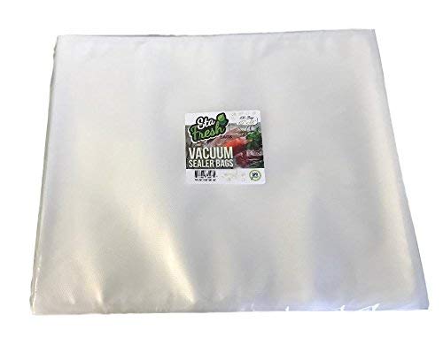 Sta-Fresh 15” x 18” Vacuum Sealer Bags 3.5mil SF1518 Large Size Bag - 100 Count