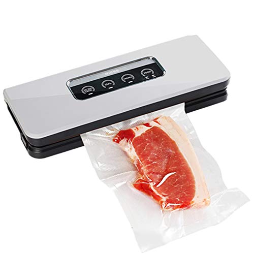 Micho Sous Vide Vacuum Sealer Machine, 2018 Newest Automatic Vacuum Air Sealing System for Dry & Moist Foods Preservation, Multipurpose Sucker with Intelligent LED Indicator Lights & Manual Mode