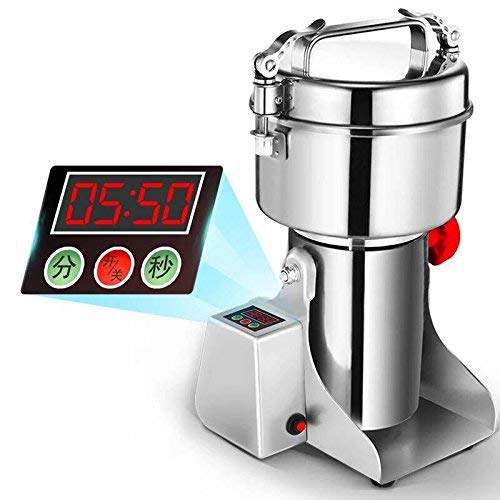 Gloria 750g Pulverizer Grinding Machine Stainless Steel 25000 r/min Pulverizer Machine for Kitchen Herb Spice Pepper Coffee Powder Grinder (750g)