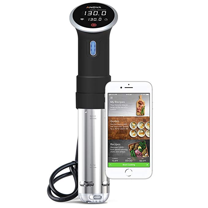 Anova Culinary Sous Vide Precision Cooker | WI-FI + Bluetooth | 900W | Anova App Included