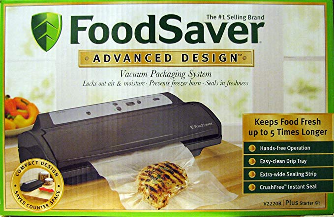 FoodSaver Advanced Design Vacuum Packaging System V2220B Plus Starter Kit