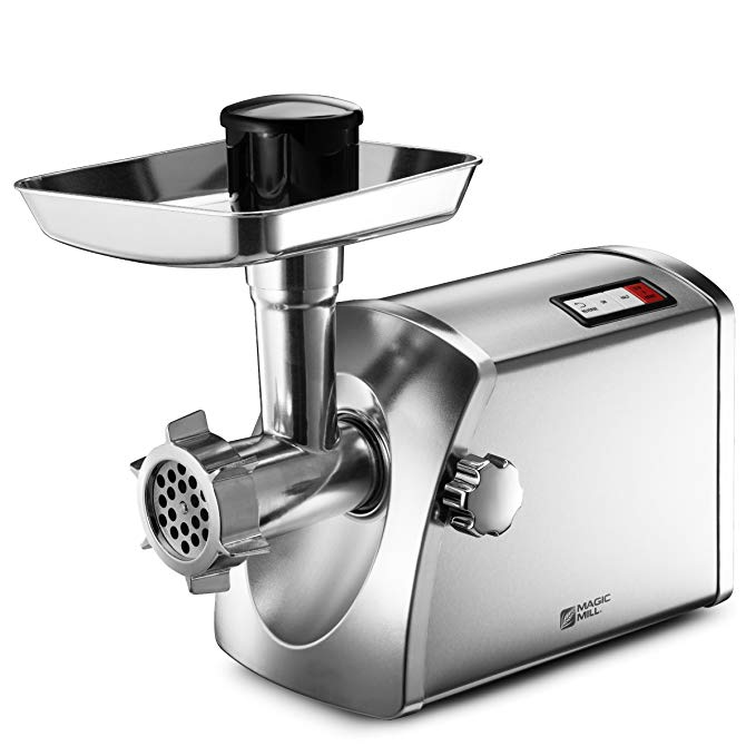 Magic Mill MMG3001 Stainless Steel Electric Meat Grinder & Sausage