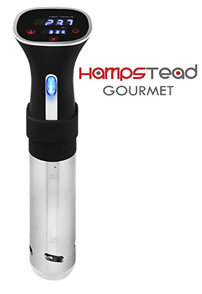 Hampstead Culinary Sous Vide Cooker Immersion Circulator Pod 120V 800Watts Black ,For Easy Healthy Cooking