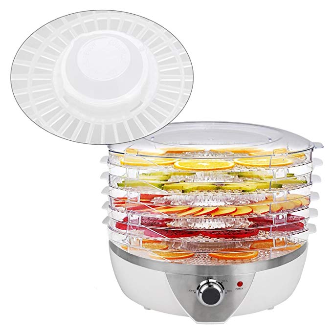 Professional Food Dehydrator 500W 5-Tray Fruit Snack-maker Electric with Adjustable Temperature Vegetable Beef Dryer