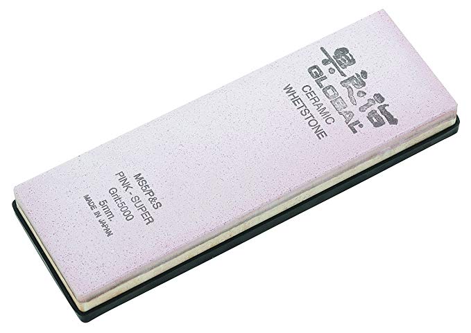 Global MS5/P&S - 5000 Grit Super Ceramic Whetstone, Stainless Steel