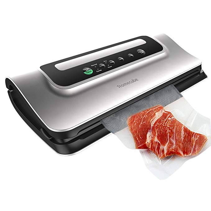 Vacuum Sealer,Homecube Automatic Vacuum Sealing System with Cutter Vacuum Packing Machine with Bags and Roll